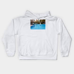 Solana Hotel Swimming Pool Benidorm Spain Kids Hoodie